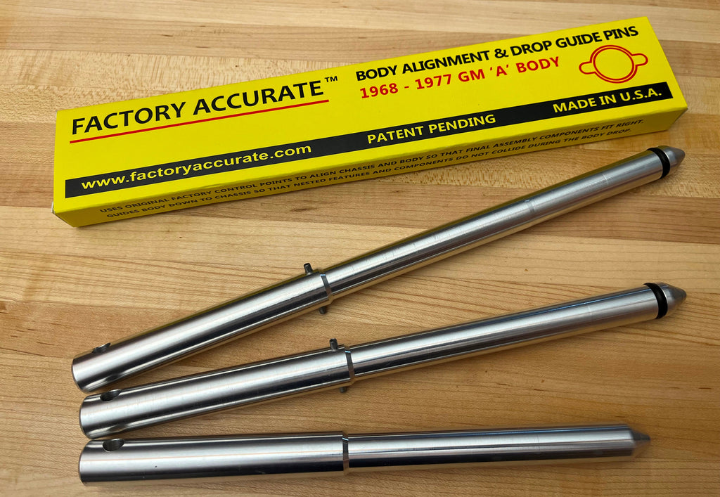 1968 - 1977 GM "A" Body - Chassis / Body Alignment & Drop Guide Pins